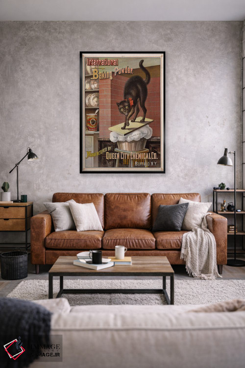 تابلو دکوراتیو فاجعه در آشپزخانه، ۱۸۸۵ اثر پرینت کالکشن - D1B