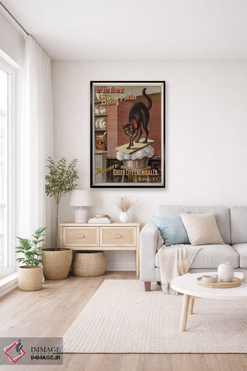 تابلو دکوراتیو فاجعه در آشپزخانه، ۱۸۸۵ اثر پرینت کالکشن - D4B