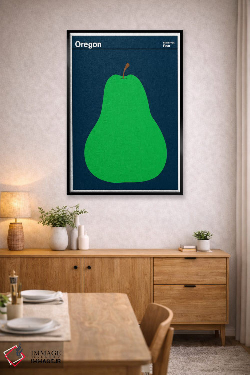 تابلو مینیمال پوسترهای ایالتی ۱۶ اثر پرینت کالکشن - D6B