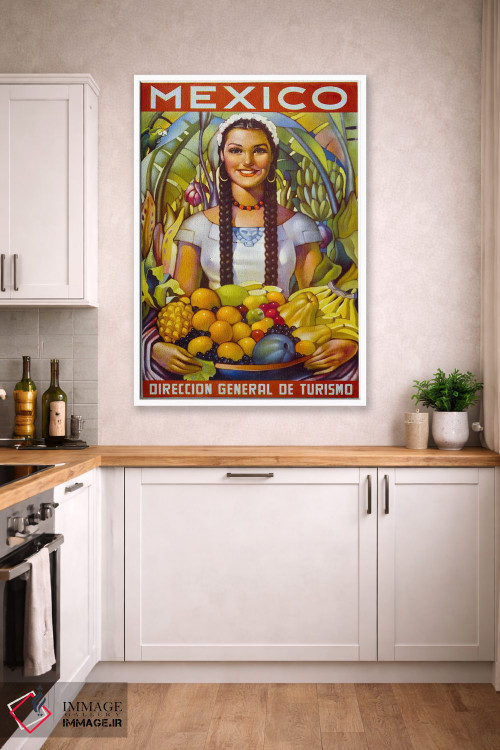 تابلو دکوراتیو مکزیک اثر پرینت کالکشن - D3W