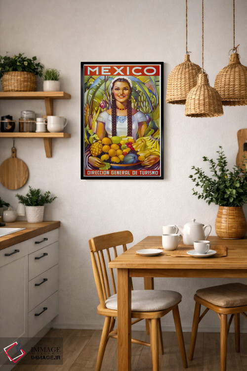 تابلو دکوراتیو مکزیک اثر پرینت کالکشن - D5B