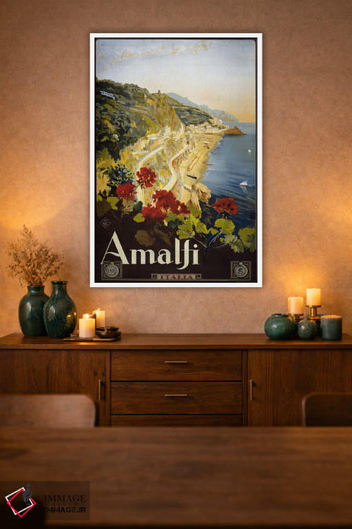 تابلو دکوراتیو آمالفی اثر پرینت کالکشن - D1W