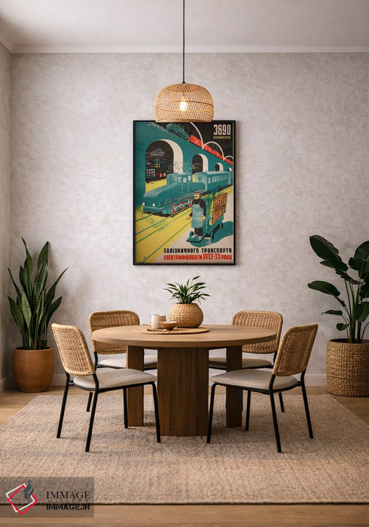 تابلو دکوراتیو کارولینای شمالی، "۳۶۹۰ کیلومتر" اثر پرینت کالکشن - D3B