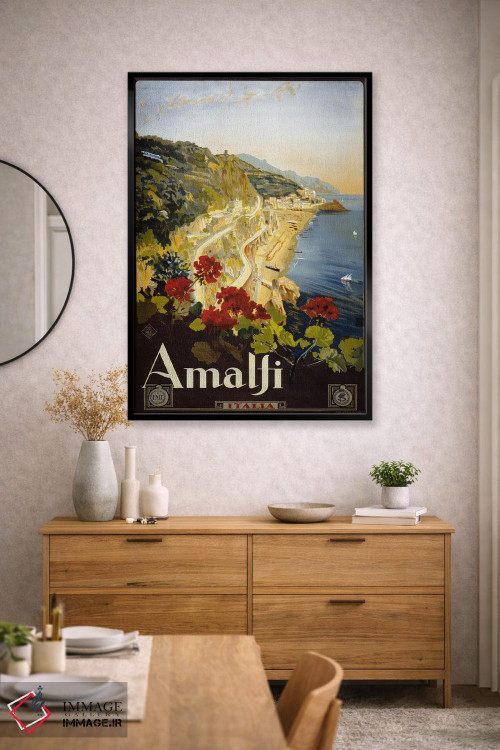 تابلو دکوراتیو آمالفی اثر پرینت کالکشن - D2B
