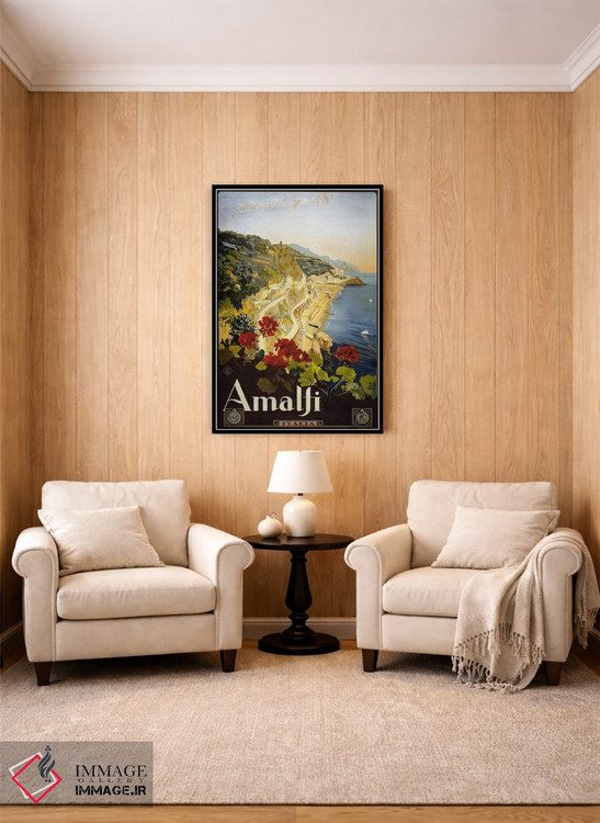 تابلو دکوراتیو آمالفی اثر پرینت کالکشن - D4B