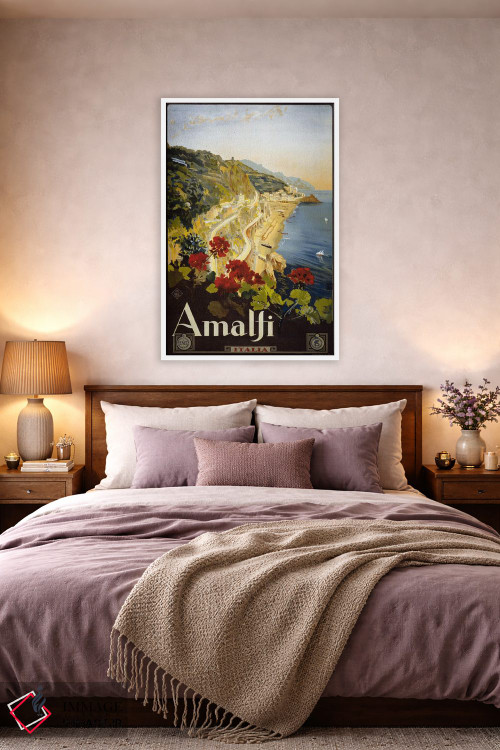 تابلو دکوراتیو آمالفی اثر پرینت کالکشن - D3W