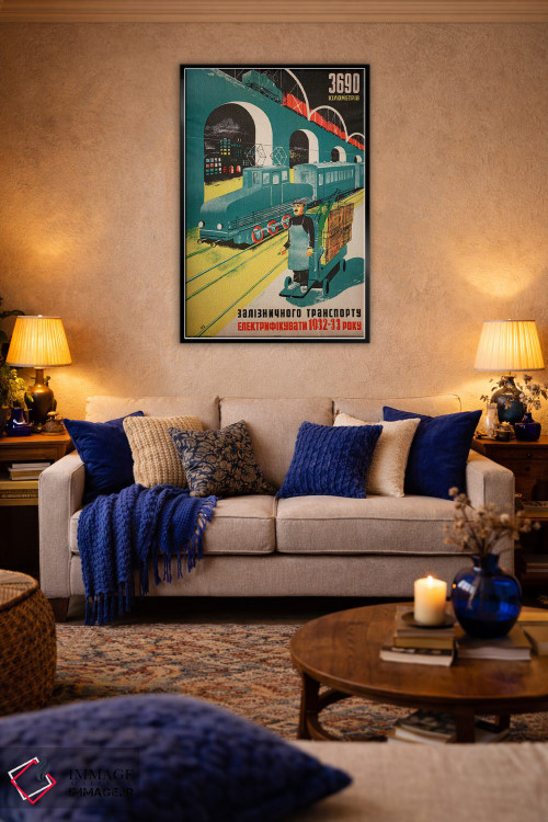 تابلو دکوراتیو کارولینای شمالی، "۳۶۹۰ کیلومتر" اثر پرینت کالکشن - D4B