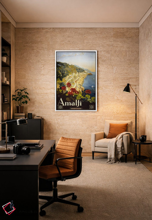 تابلو دکوراتیو آمالفی اثر پرینت کالکشن - D6W