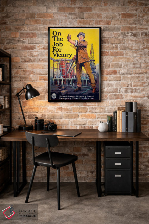 تابلو دکوراتیو در حال کار برای پیروزی اثر پرینت کالکشن - D4B