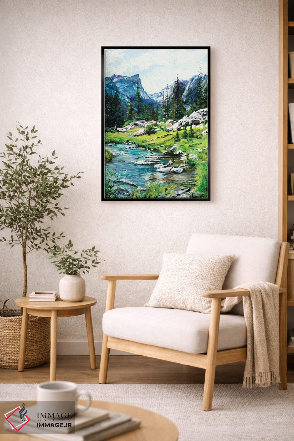 تابلو دکوراتیو پیچ وخم کوهستانی اثر پاتریشیا کارول - D2B