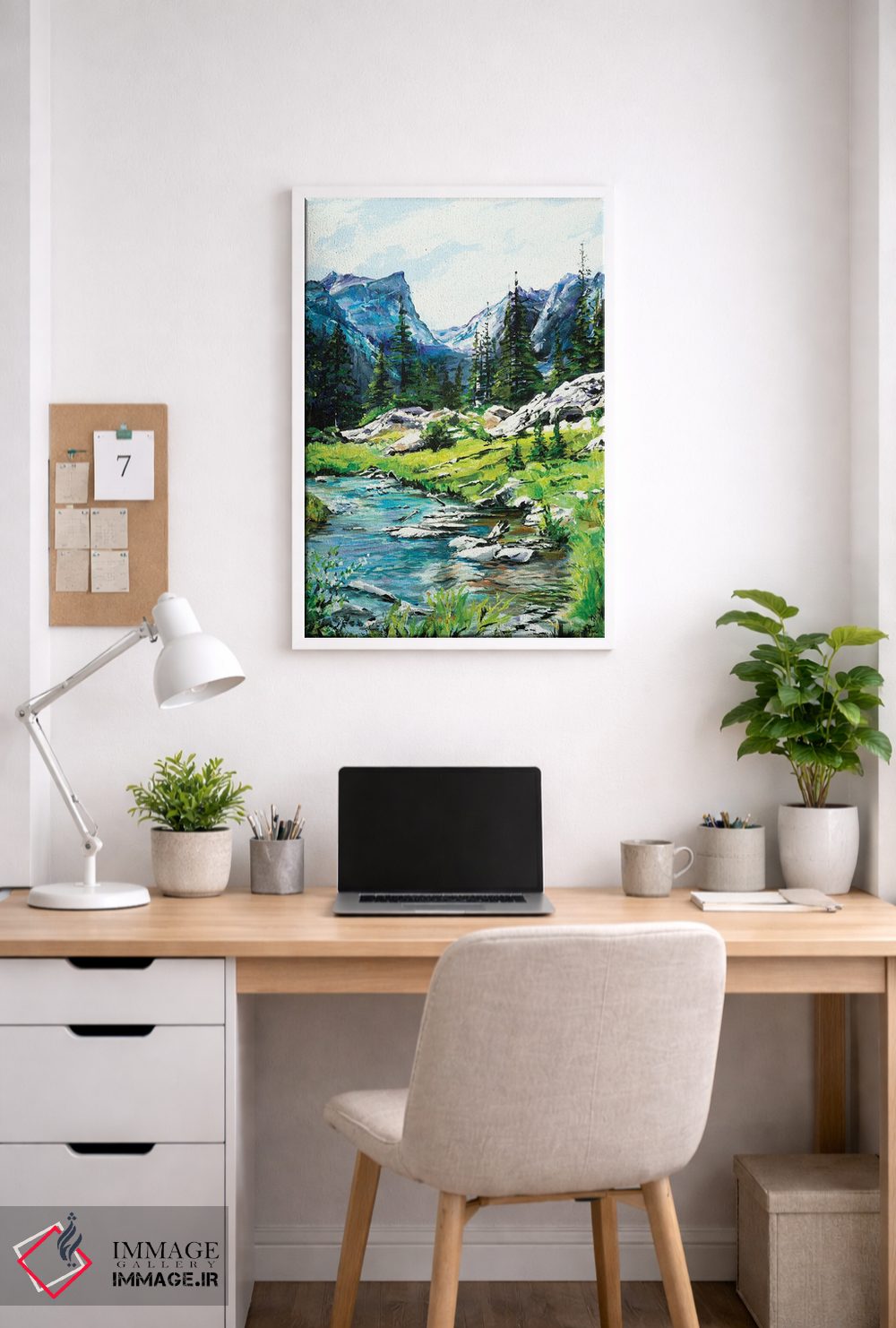 تابلو دکوراتیو پیچ وخم کوهستانی اثر پاتریشیا کارول - D4W