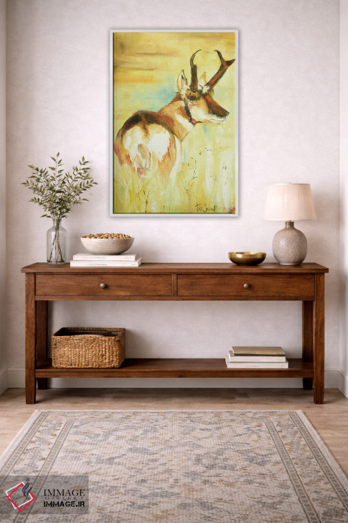 تابلو دکوراتیو گونگ گوزن اثر پاتریشیا کارول - D2W