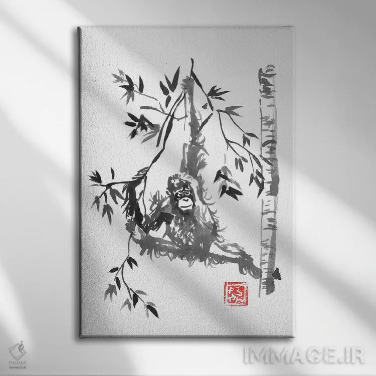 تابلو دکوراتیو خانه شیرین خانه اثر پشان - نمای روبهرو روی دیوار