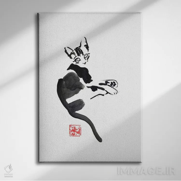 تابلو دکوراتیو تراس اثر پشان - نمای روبهرو روی دیوار