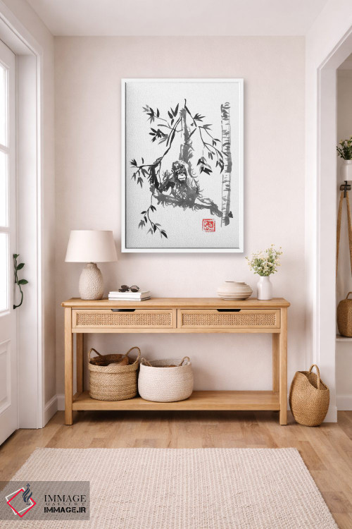 تابلو دکوراتیو خانه شیرین خانه اثر پشان - D6W