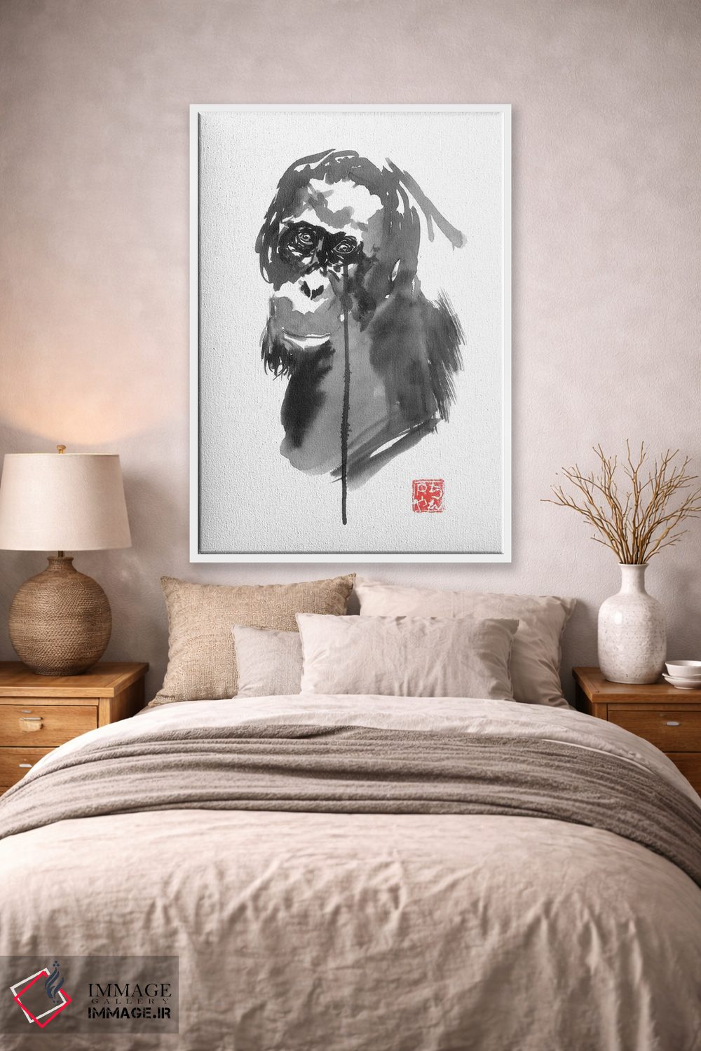 تابلو دکوراتیو بورنئو ۴ اثر پشان - D1W