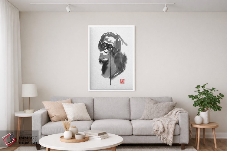 تابلو دکوراتیو بورنئو ۴ اثر پشان - D4W