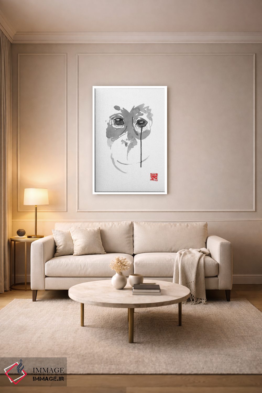 تابلو دکوراتیو بورنئو ۳ اثر پشان - D5W