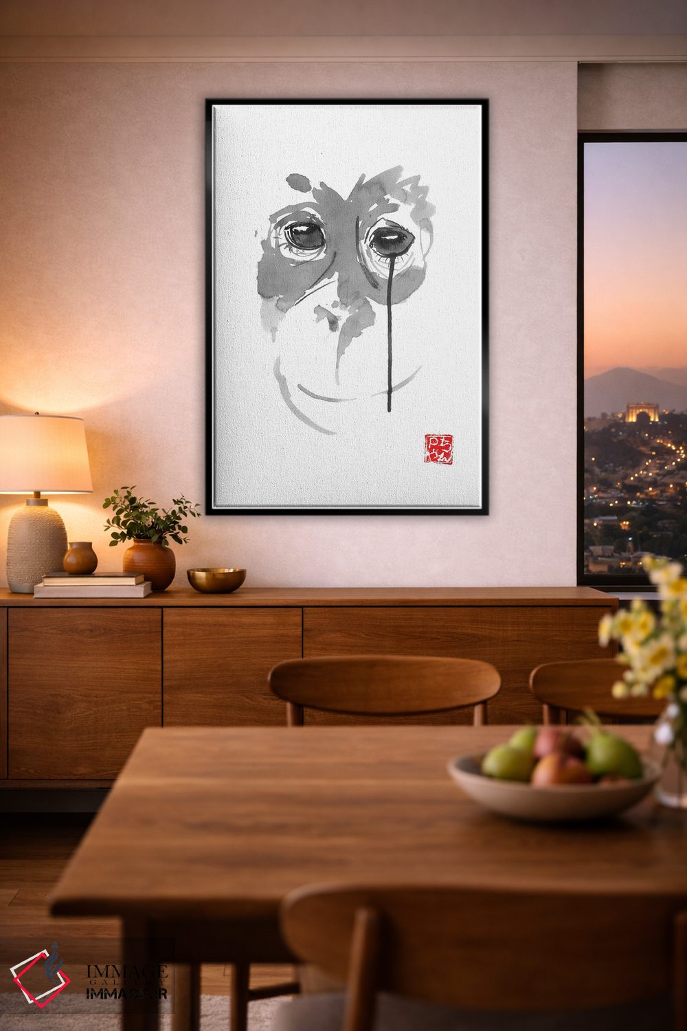 تابلو دکوراتیو بورنئو ۳ اثر پشان - D4B