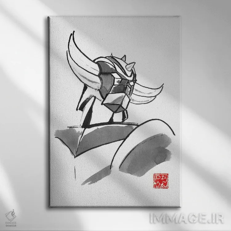 تابلو دکوراتیو گلدوراک ۲ اثر پشان - نمای روبهرو روی دیوار