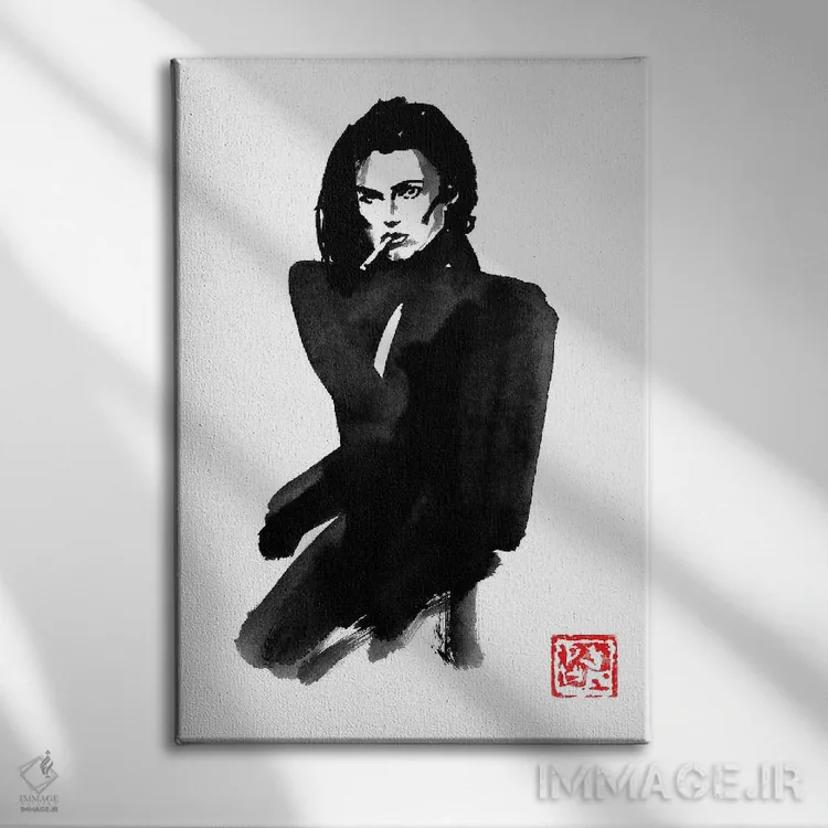 تابلو دکوراتیو مد ۱۲ اثر پشان - نمای روبهرو روی دیوار