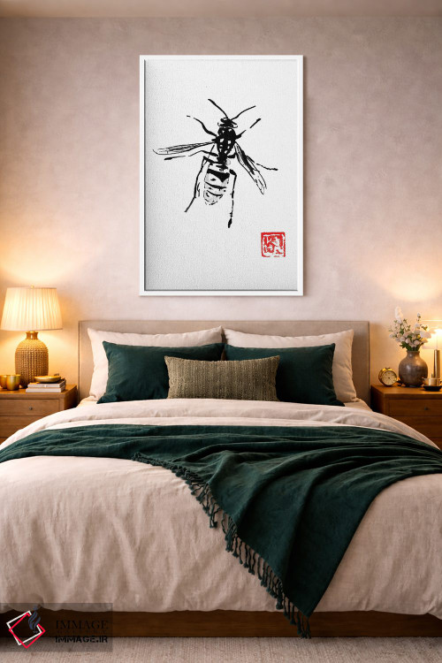 تابلو دکوراتیو زنبور اثر پشان - D2W