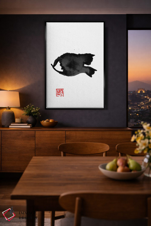 تابلو مینیمال کک ها اثر پشان - D2B