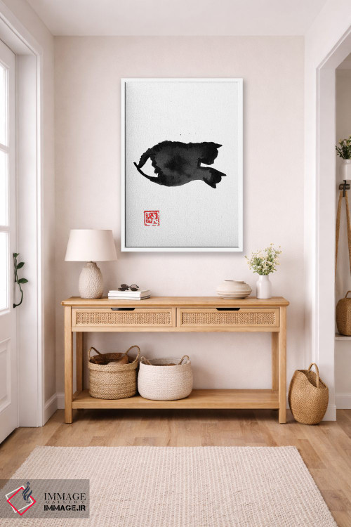 تابلو مینیمال کک ها اثر پشان - D4W