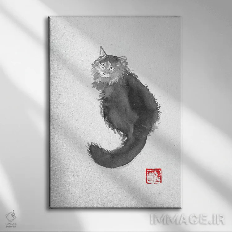 تابلو دکوراتیو پادی انتیر اثر پشان - نمای روبهرو روی دیوار