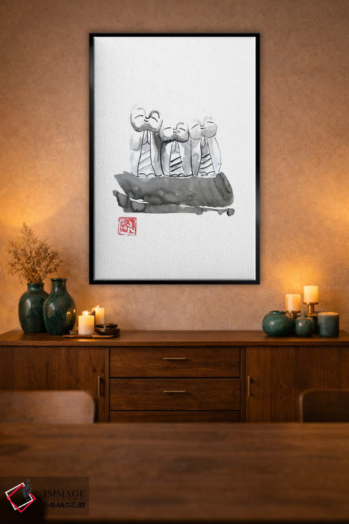 تابلو دکوراتیو جی زو اثر پشان - D2B