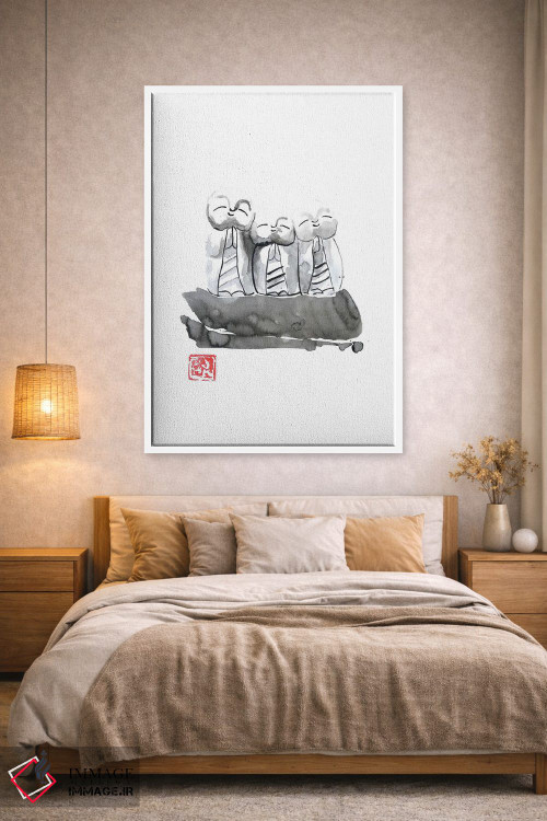 تابلو دکوراتیو جی زو اثر پشان - D1W