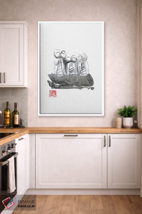 تابلو دکوراتیو جی زو اثر پشان - D4W