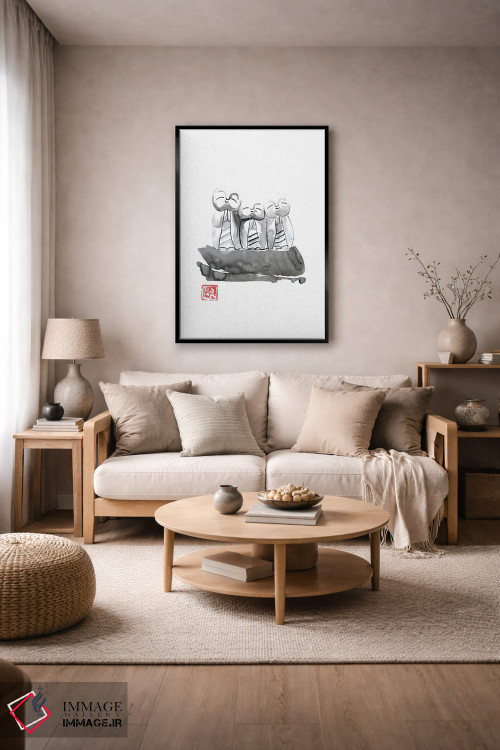 تابلو دکوراتیو جی زو اثر پشان - D5B