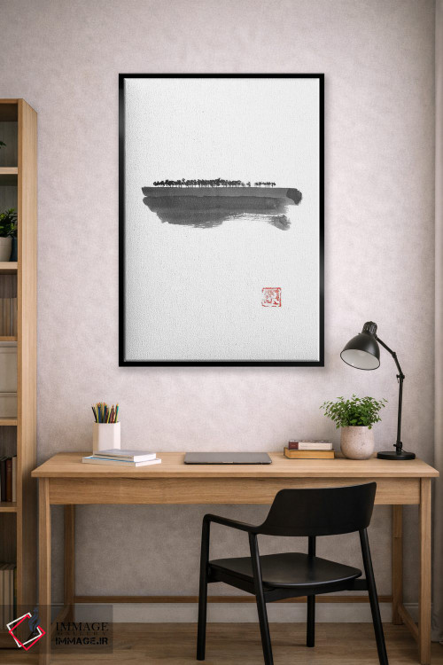 تابلو مینیمال هاجو بیهار اثر پشان - D2B