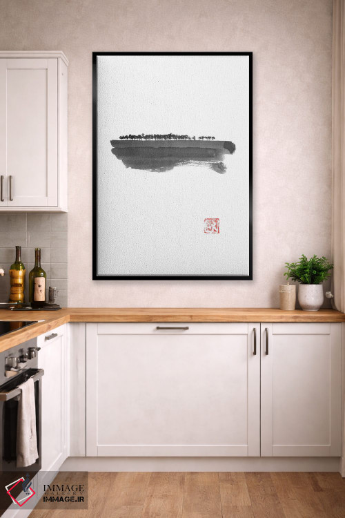 تابلو مینیمال هاجو بیهار اثر پشان - D3B