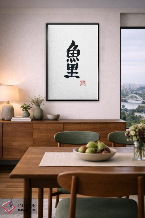 تابلو مینیمال کپور کوی اثر پشان - D6B