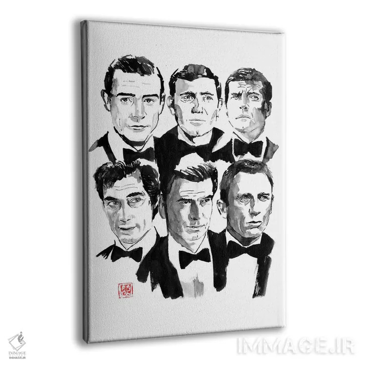 تابلو دکوراتیو پیوندها اثر پشان - نمای پرسپکتیو محصول