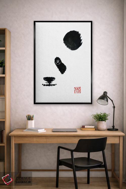 تابلو مینیمال نیمه پاندای اثر پشان - D2B