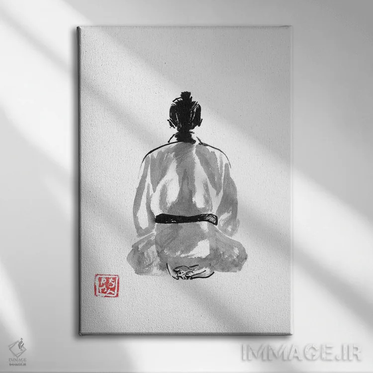 تابلو دکوراتیو سیزا اثر پشان - نمای روبهرو روی دیوار