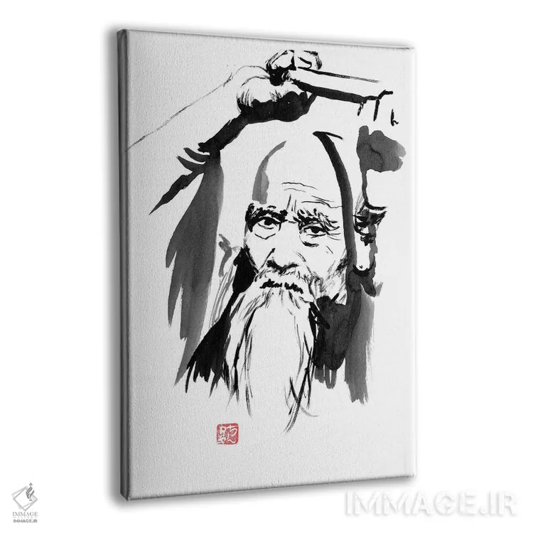 تابلو دکوراتیو او سنسی II اثر پشان - نمای پرسپکتیو محصول