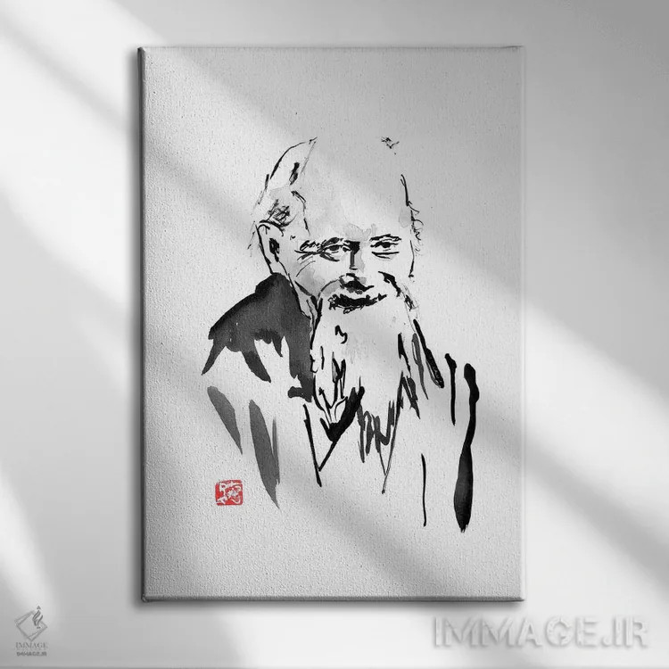 تابلو دکوراتیو او سنسی IV اثر پشان - نمای روبهرو روی دیوار