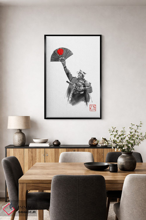 تابلو دکوراتیو احترام شوگان اثر پشان - D5B