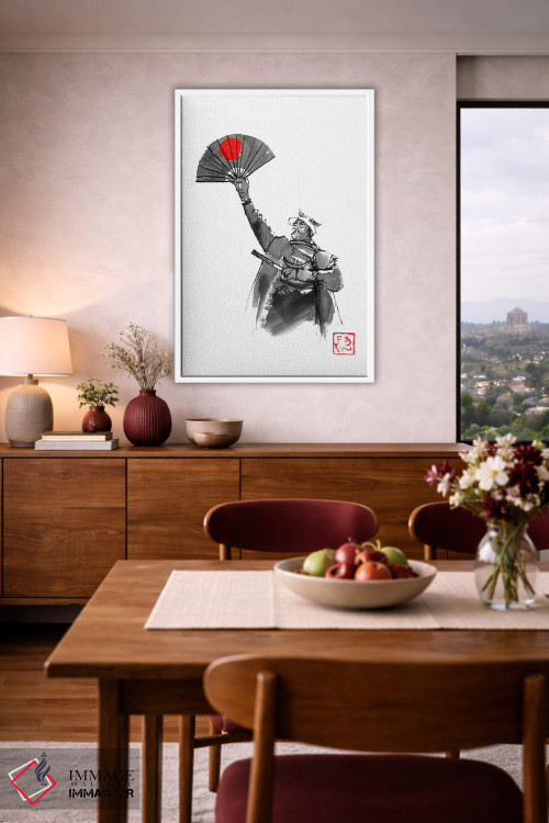 تابلو دکوراتیو احترام شوگان اثر پشان - D4W