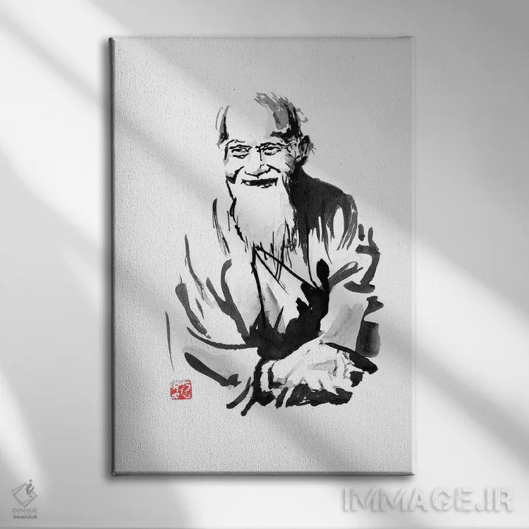 تابلو دکوراتیو سنسی V اثر پشان - نمای روبهرو روی دیوار