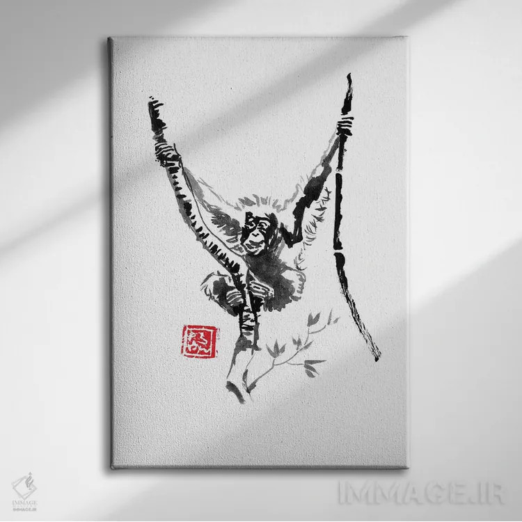 تابلو دکوراتیو خانه اثر پشان - نمای روبهرو روی دیوار