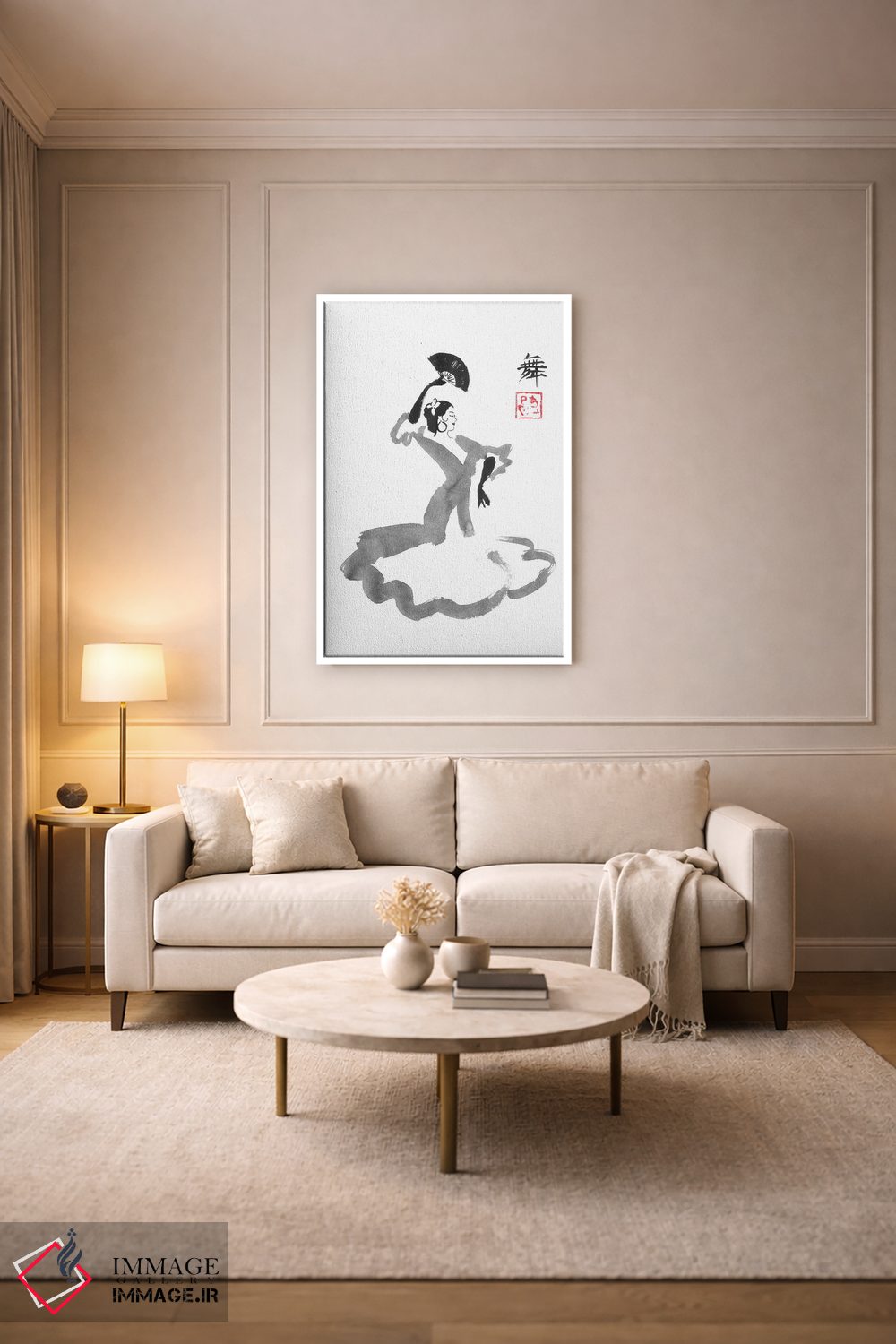 تابلو دکوراتیو رقصنده اسپانیایی اثر پشان - D3W