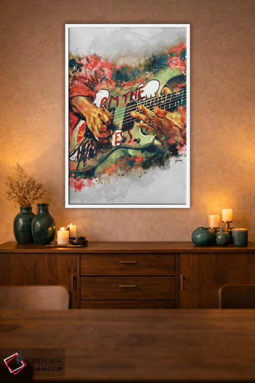 تابلو دکوراتیو گیتار برقی تام مورلو اثر پاپ کالت پوسترز - D1W