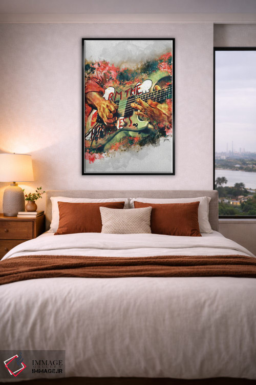 تابلو دکوراتیو گیتار برقی تام مورلو اثر پاپ کالت پوسترز - D4B