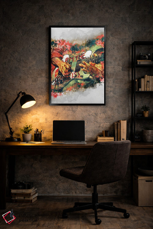 تابلو دکوراتیو گیتار برقی تام مورلو اثر پاپ کالت پوسترز - D6B