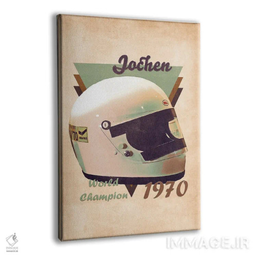 تابلو دکوراتیو کلاه ایمنی رتو یوشن رینت اثر پاپ کالت پوسترز - نمای پرسپکتیو محصول